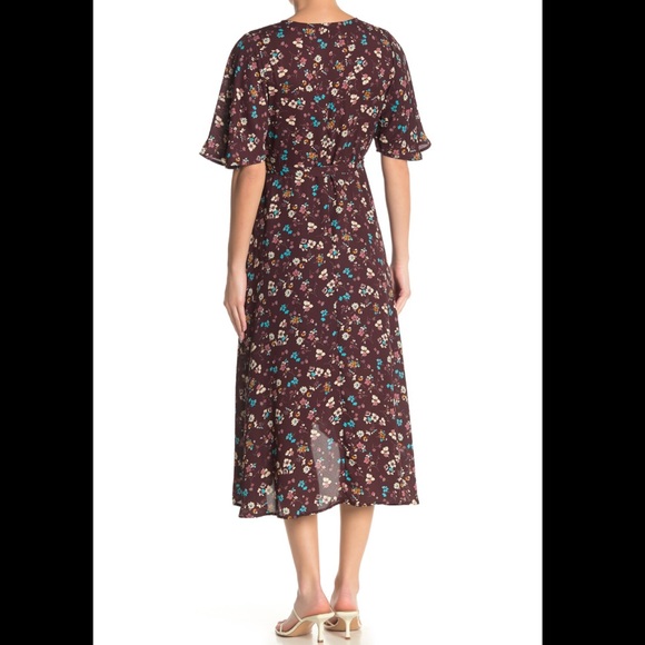 Bobeau Wrap Floral Dress - Picture 2 of 2